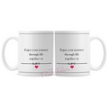 personalised mrs & mrs mug set