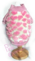 doggie faux fur sweater