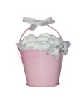 favour bucket - baby pink