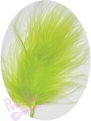 feathers - apple green