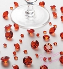 table crystals - red