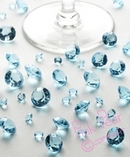 table crystals - aqua