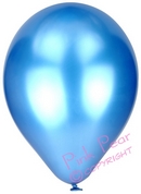 pearlised balloons - blue