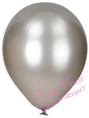 pearlised balloons - silver
