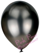 pearlised balloons - black
