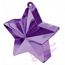 star balloon weight - purple
