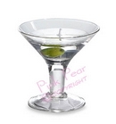 cocktail glass candle