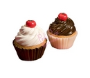 candle - choc cupcakes