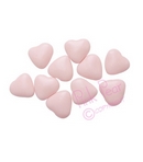 mini chocolate hearts  (pink)