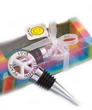 peace love happiness bottle stopper