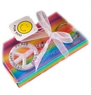 peace love happiness keyring