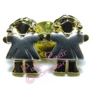 lesbian girls lapel pin
