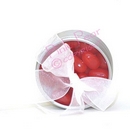 round favour tin - silver