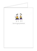 tying the knot card - females