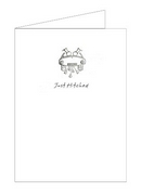 gay wedding car card