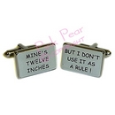 12 inches cufflinks