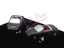 porsche cufflinks - black