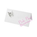 3D butterfly placecard - silver