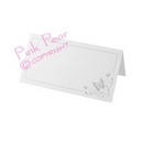 butterfly placecard - silver