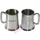 pewter tankard - groom