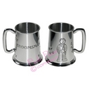 pewter tankard - groomsman