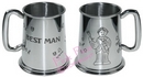 pewter tankard - best man