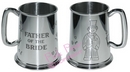pewter tankard - father of the bride