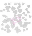 white confetti hearts