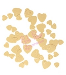 ivory confetti hearts