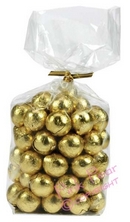 chocolate balls - gold