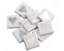 loveheart chocolate neapolitans - silver