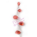 jewel spray - red with silver