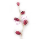 jewel spray - claret with gold
