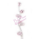jewel spray - pink with silver