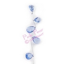 jewel spray - blue with silver