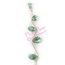 jewel spray - green with gold