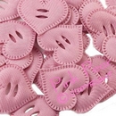 satin heart - antique rose pink