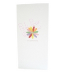 invitation - rainbow petals