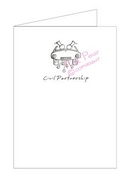 grooms getaway car invitation (pack of 6)