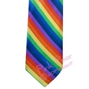 gay pride rainbow tie
