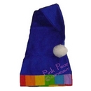 rainbow pride santa hat
