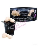 marshmallow willies with chocolate sauce