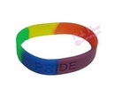 pride silicon bracelet - embossed