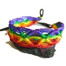 woven rainbow friendship bracelet