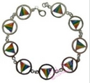 rainbow tennis bracelet