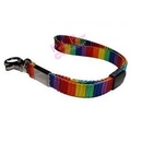 rainbow cord keyring