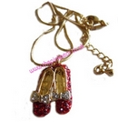 ruby slippers necklace