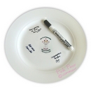 civil ceremony message plate - female