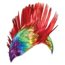 gay pride mohawk wig