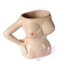 female torso mug